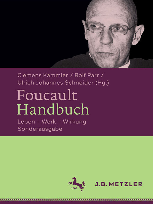 Title details for Foucault-Handbuch by Elke Reinhardt-Becker - Available